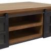 imageDeco 79 Brown Wood Industrial Coffee Table 17quot x 47quot x 24quot