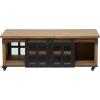 imageDeco 79 Brown Wood Industrial Coffee Table 17quot x 47quot x 24quot