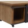 imageDeco 79 Brown Wood Industrial Coffee Table 17quot x 47quot x 24quot
