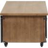 imageDeco 79 Brown Wood Industrial Coffee Table 17quot x 47quot x 24quot