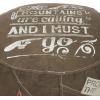 imageDeco 79 Canvas Pouf with Leather Accents 17quot x 17quot x 19quot Brown