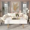 imageDeco 79 CosmoLiving by Cosmopolitan Metal Mirrored Tray with Acrylic Handles 22quot x 12quot x 5quot Gold