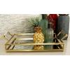 imageDeco 79 CosmoLiving by Cosmopolitan Metal Mirrored Tray with Acrylic Handles 22quot x 12quot x 5quot Gold
