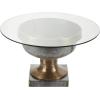 imageDeco 79 Couch Living Reception Room Cocktail Tea Farmhouse Tempered Glass Coffee Table 30quot L x 30quot W x 19quot H Grey