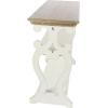 imageDeco 79 Farmhouse Wood Console Table or Living Room Entry Way Hallway 38quot x 15quot x 32quot WhiteBrown