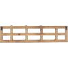 imageDeco 79 Farmhouse Wood Solid Wall Hook 26quot x 3quot x 7quot Brown