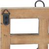 imageDeco 79 Farmhouse Wood Solid Wall Hook 26quot x 3quot x 7quot Brown