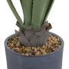 imageDeco 79 Faux Foliage Agave Artificial Plant with Gray Ceramic Pot 23quot x 23quot x 25quot GreenGreen