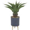 imageDeco 79 Faux Foliage Agave Artificial Plant with Gray Ceramic Pot 28quot x 28quot x 32quot Green