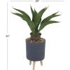 imageDeco 79 Faux Foliage Agave Artificial Plant with Gray Ceramic Pot 28quot x 28quot x 32quot Green