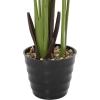 imageDeco 79 Faux Foliage Bird of Paradise Artificial Plant with Black Fluted Pot 21quot x 21quot x 61quot Green4ft 9in