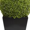 imageDeco 79 Faux Foliage Date Palm Artificial Plant with White Fiberglass Pot 20quot x 21quot x 42quot GreenGreen