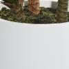 imageDeco 79 Faux Foliage Date Palm Artificial Plant with White Fiberglass Pot 20quot x 21quot x 42quot GreenGreen