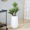 imageDeco 79 Faux Foliage Date Palm Artificial Plant with White Fiberglass Pot 20quot x 21quot x 42quot GreenGreen