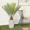 imageDeco 79 Faux Foliage Sago Palm Artificial Plant with Realistic Leaves and Beige Ceramic Pot 38quot x 28quot x 45quot Green