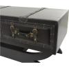 imageDeco 79 Faux Leather Living Room Coffee Table Vintage Faux Leather 2 Drawer Table with Curved Style Leg Stand Center Table 40quot x 19quot x 21quot Brown
