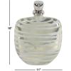imageDeco 79 Glass Decorative Decorative Jars Decorative Container Decorative Keepsake Box 11quot x 5quot x 16quot Gold11 x 5 x 16