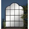 imageDeco 79 Glass Room Wall Mirror Window Pane Inspired Entryway Mirror Wall Mounted Mirror 35quot x 1quot x 45quot BlackBlack