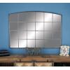 imageDeco 79 Glass Room Wall Mirror Window Pane Inspired Entryway Mirror Wall Mounted Mirror 35quot x 1quot x 45quot BlackBlack