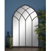 imageDeco 79 Glass Room Wall Mirror Window Pane Inspired Entryway Mirror Wall Mounted Mirror 35quot x 1quot x 45quot BlackBlack