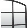 imageDeco 79 Glass Room Wall Mirror Window Pane Inspired Entryway Mirror Wall Mounted Mirror 35quot x 1quot x 45quot BlackBlack