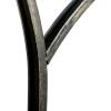 imageDeco 79 Glass Room Wall Mirror Window Pane Inspired Entryway Mirror Wall Mounted Mirror 35quot x 1quot x 45quot BlackBlack
