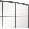 imageDeco 79 Glass Room Wall Mirror Window Pane Inspired Entryway Mirror Wall Mounted Mirror 35quot x 1quot x 45quot BlackBlack