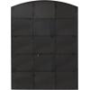 imageDeco 79 Glass Room Wall Mirror Window Pane Inspired Entryway Mirror Wall Mounted Mirror 35quot x 1quot x 45quot BlackBlack