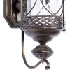 imageDeco 79 Glass Wall Sconce Single Candle  9quot x 11quot x 30quot Brown