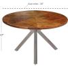 imageDeco 79 Industrial Wood Round Coffee Table 36quot x 36quot x 17quot Brown