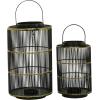 imageDeco 79 Lantern S2 11quot 16quotH BlackBlack