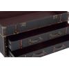 imageDeco 79 Linen Fabric Living Room Coffee Table 40quot x 19quot x 21quot Dark BlueDark Blue