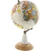 imageDeco 79 Mango Wood Globe 8quot x 8quot x 14quot White