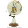 imageDeco 79 Mango Wood Globe 8quot x 8quot x 14quot White