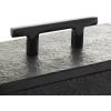 imageDeco 79 Marble Decorative Box Decorative Keepsake Boxes with Aluminum Bar Handles Set of 3 Storage Boxes 12quot 10quot 8quotW BlackBlack