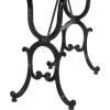 imageDeco 79 Metal Console Table 45quotW 29quotH grayblack 84255