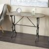 imageDeco 79 Metal Console Table 45quotW 29quotH grayblack 84255