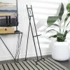 imageDeco 79 Metal Display Easel Large Adjustable 3 Tier Floor Standing Easel with Chain Support Display Stand 16quot x 19quot x 57quot GoldBlack