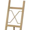 imageDeco 79 Metal Display Easel Large Adjustable 3 Tier Floor Standing Easel with Chain Support Display Stand 16quot x 19quot x 57quot GoldGold