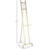 imageDeco 79 Metal Display Easel Large Adjustable 3 Tier Floor Standing Easel with Chain Support Display Stand 16quot x 19quot x 57quot GoldGold