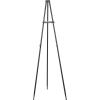 imageDeco 79 Metal Extra Large Free Standing Adjustable Display Stand Easel with Foldable Stand 24quot x 17quot x 70quot BlackBlack