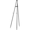 imageDeco 79 Metal Extra Large Free Standing Adjustable Display Stand Easel with Foldable Stand 24quot x 17quot x 70quot BlackBlack