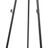 imageDeco 79 Metal Extra Large Free Standing Adjustable Display Stand Easel with Foldable Stand 24quot x 17quot x 70quot BlackBlack