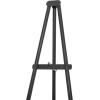 imageDeco 79 Metal Extra Large Free Standing Adjustable Display Stand Easel with Foldable Stand 24quot x 17quot x 70quot BlackBlack
