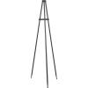 imageDeco 79 Metal Extra Large Free Standing Adjustable Display Stand Easel with Foldable Stand 24quot x 17quot x 70quot BlackBlack