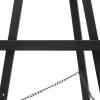 imageDeco 79 Metal Extra Large Free Standing Adjustable Display Stand Easel with Foldable Stand 24quot x 17quot x 70quot BlackBlack