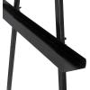 imageDeco 79 Metal Extra Large Free Standing Adjustable Display Stand Easel with Foldable Stand 24quot x 17quot x 70quot BlackBlack
