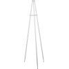 imageDeco 79 Metal Extra Large Free Standing Adjustable Display Stand Easel with Foldable Stand 24quot x 17quot x 70quot BlackWhite