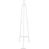 imageDeco 79 Metal Extra Large Free Standing Adjustable Display Stand Easel with Foldable Stand 24quot x 17quot x 70quot BlackWhite