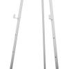 imageDeco 79 Metal Extra Large Free Standing Adjustable Display Stand Easel with Foldable Stand 24quot x 17quot x 70quot BlackWhite